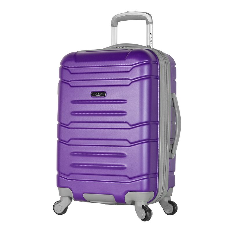 Olympia Denmark 21-Inch Carry-On Hardside Spinner Luggage