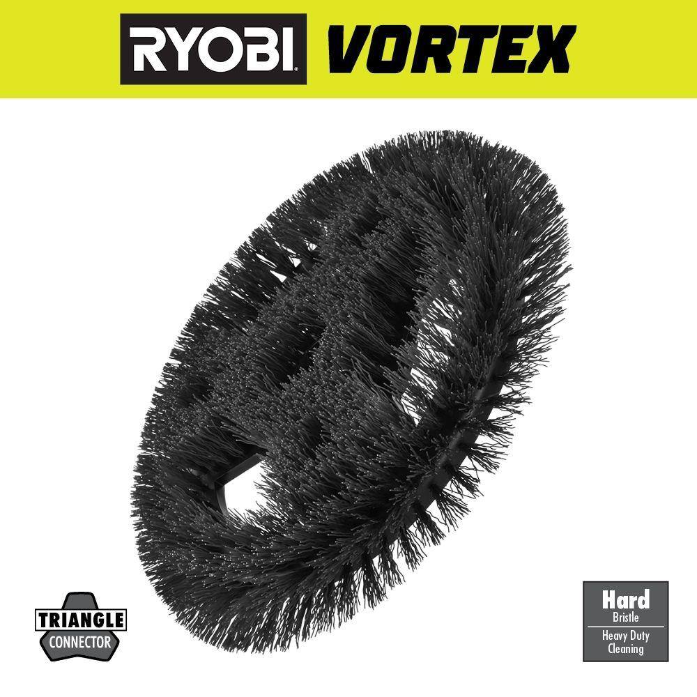 RYOBI 11 in. VORTEX Hard Bristle Brush A95HRB11