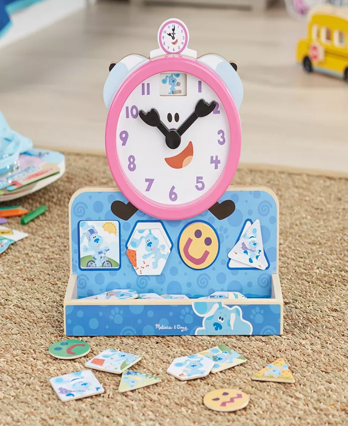 Melissa and Doug Blues Clues You Tickety Tock Magnetic Clock  31 Piece