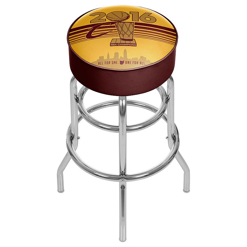 Cleveland Cavaliers 2016 NBA Champions Padded Swivel Bar Stool