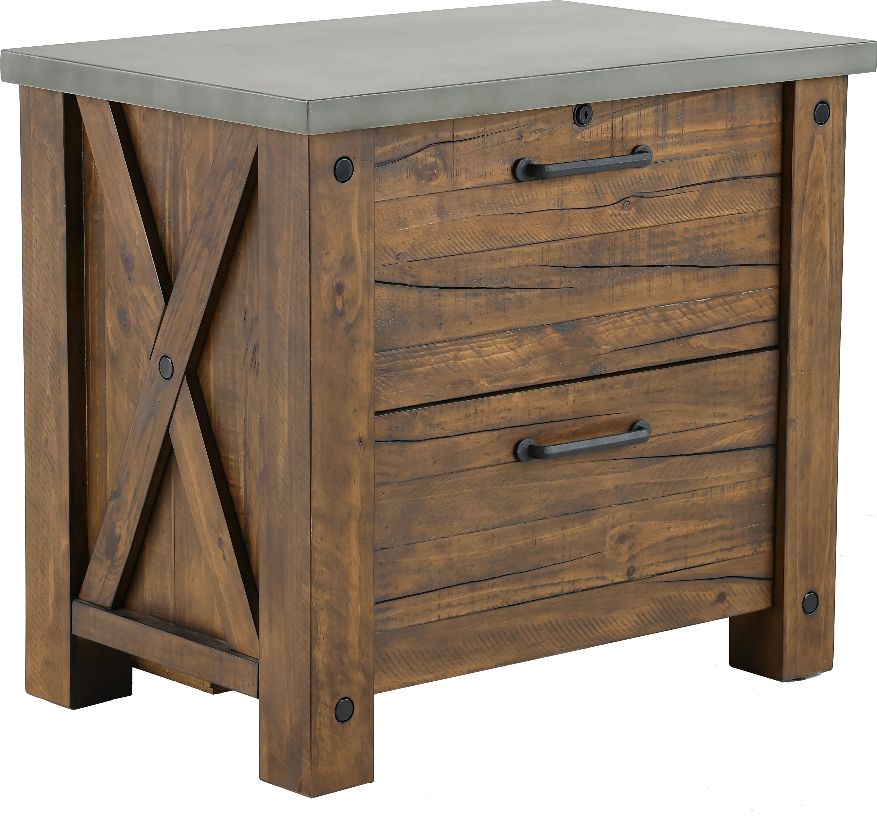 Japer Rustic File Cabinet