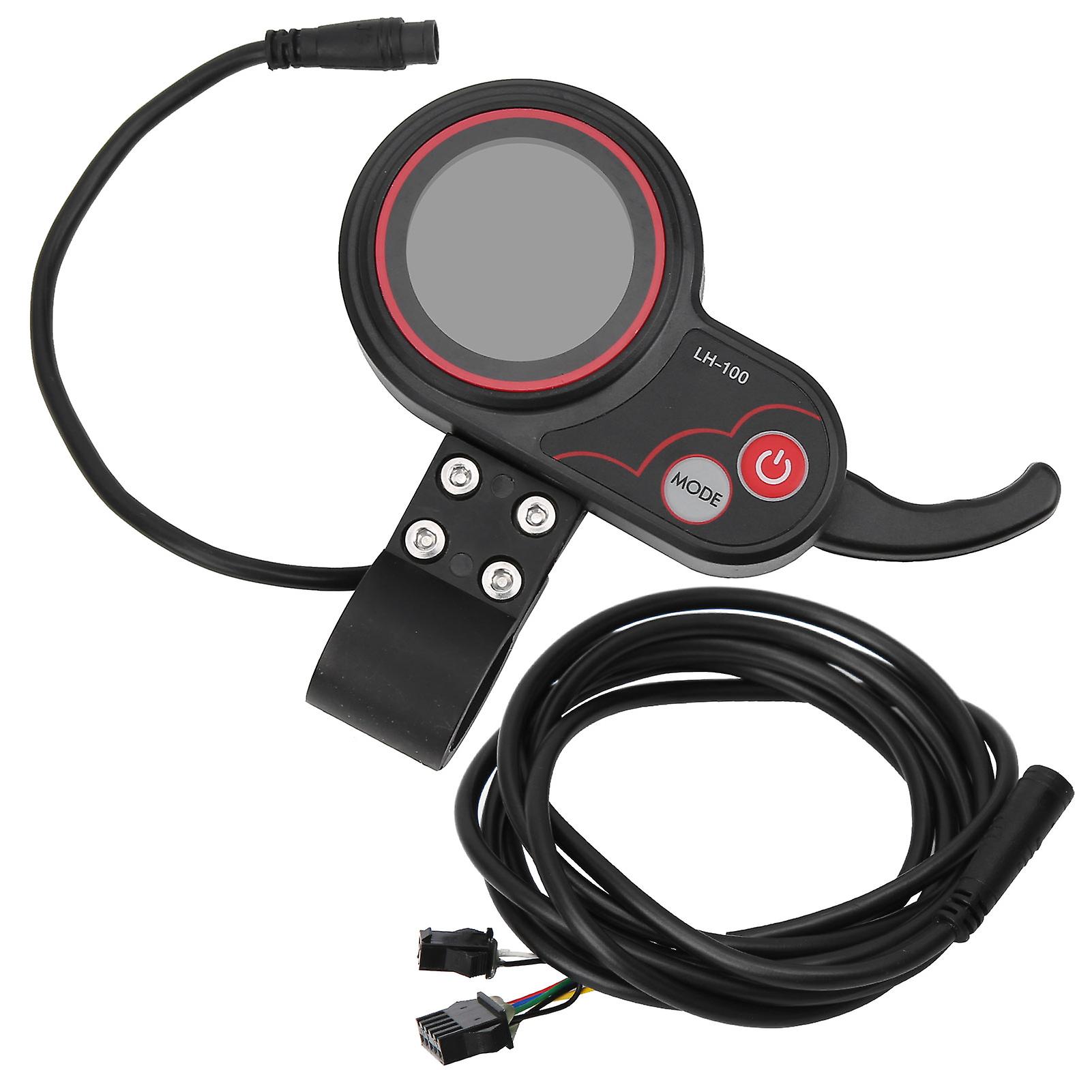 Display Thumb Throttle 2 In 1 Speedometer Manual Control Panel For Electric Bike Scooter Agreement 2 36v