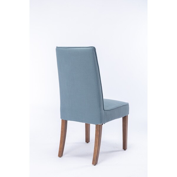 2 PCS Chair with Solid Wood Legs