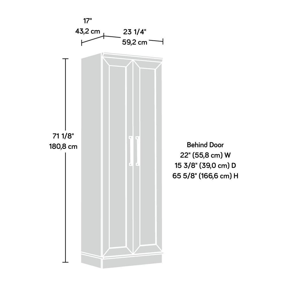 SAUDER HomePlus Soft White 23 in. Wide Storage Cabinet 422425