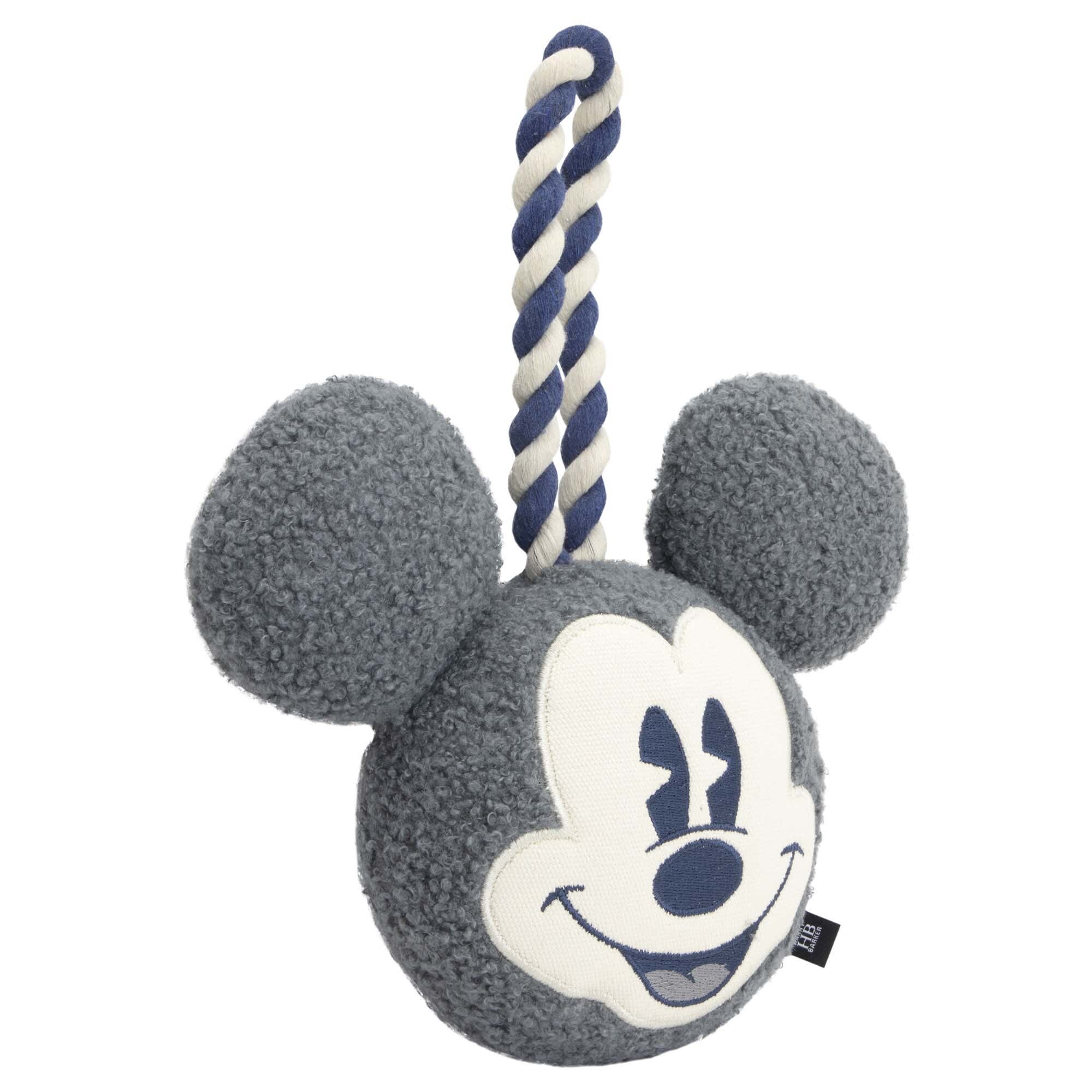 Harry Barker Gray Fun with Mickey Rope Dog Toy