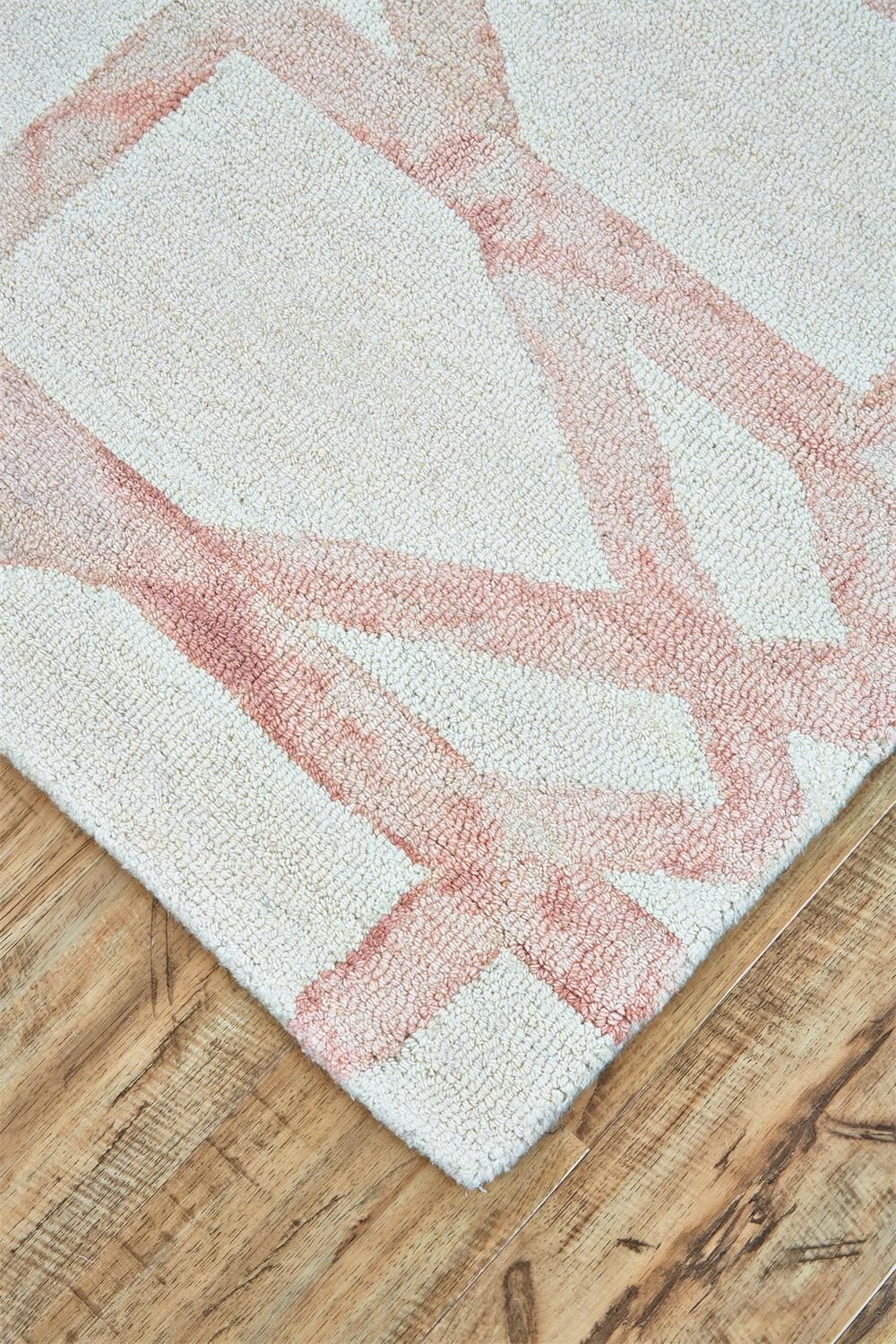 Marengo Hand Tufted Pink and Ivory Rug by BD Fine