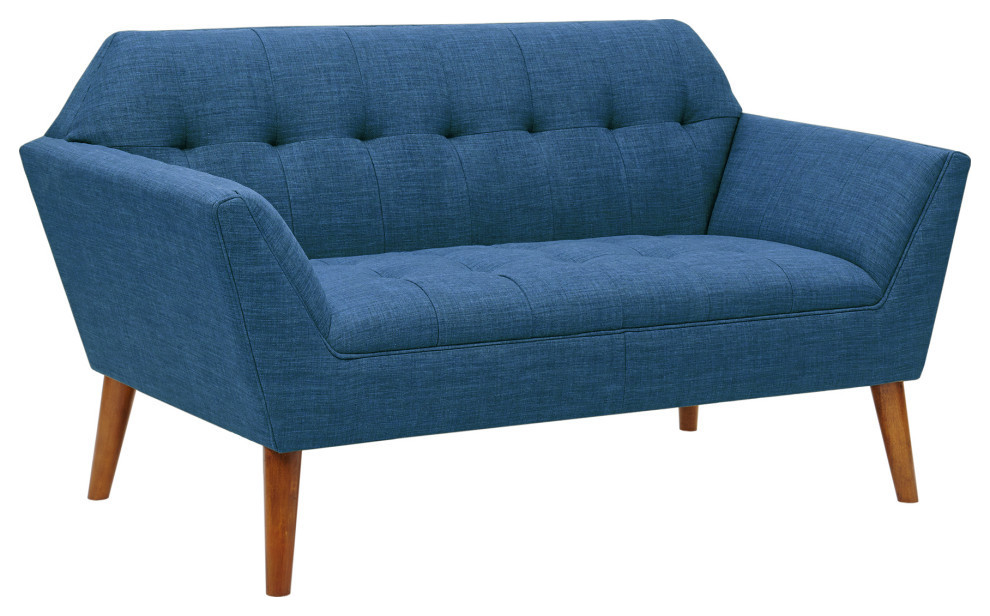 INK+IVY Newport Loveseat   Midcentury   Loveseats   by Olliix  Houzz