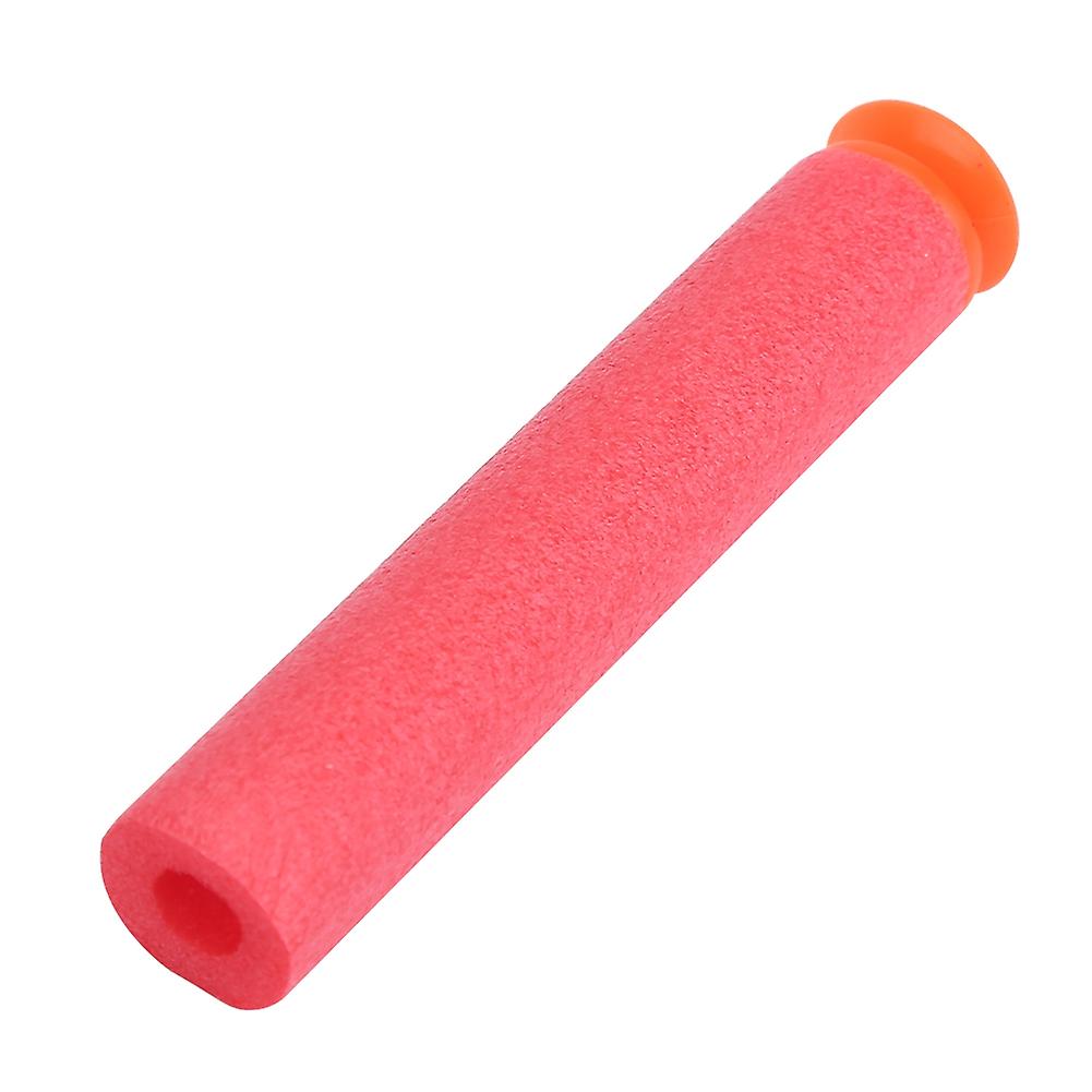 100pcs Toy Gun Soft Refill Bullets Darts Eva Foam Reusable Accessory (red)