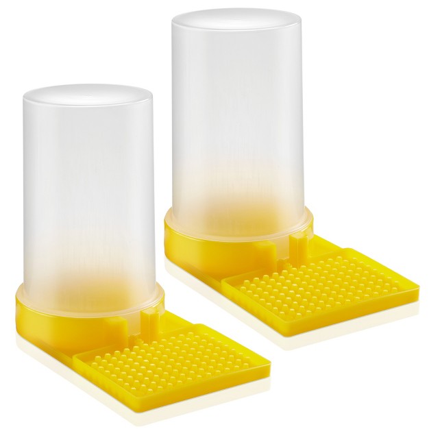 Honey Keeper 2 pack Beehive Water Dispenser Bee Hive Entrance Feeder Beekeeping Tool