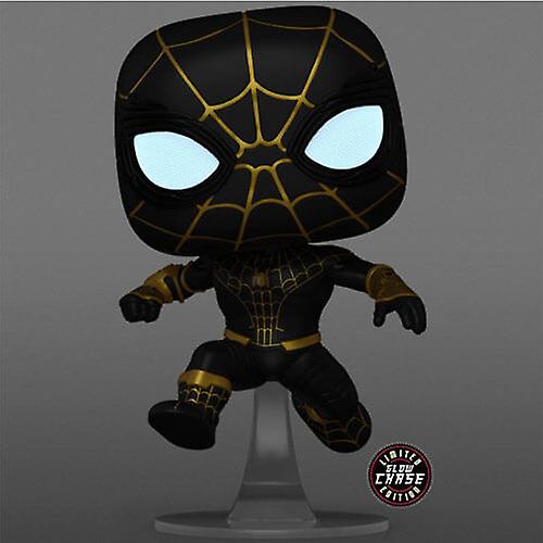 SpiderMan on Black Suit Unmasked US Exclusive Pop! Vinyl