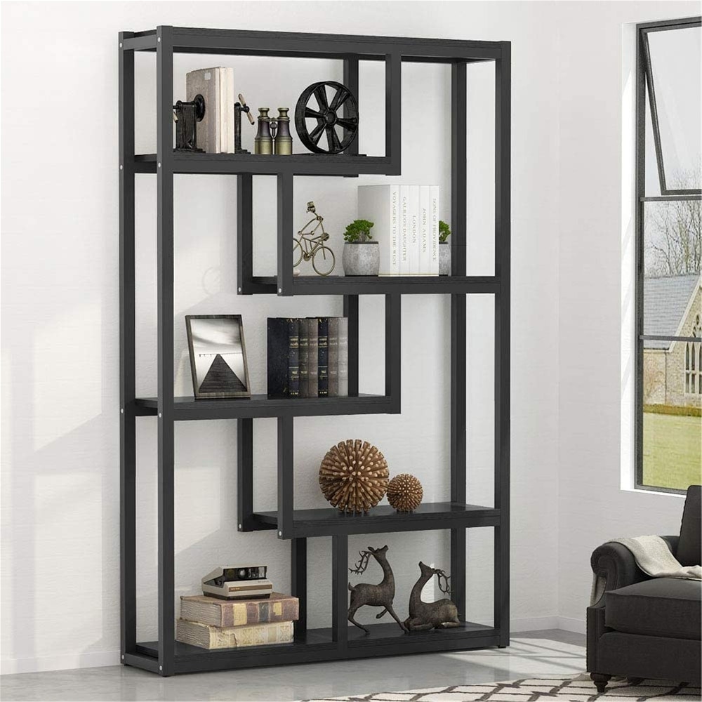 Bookshelf  Modern Etagere Bookcase  Storage and Display Shelves