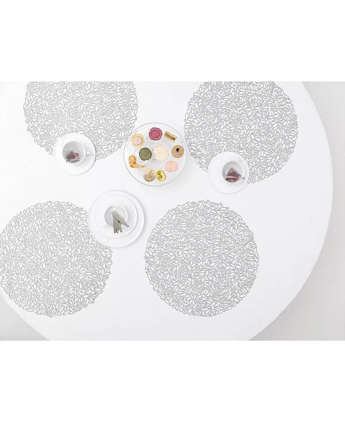 Chilewich Pressed Petal 15 Round Placemat