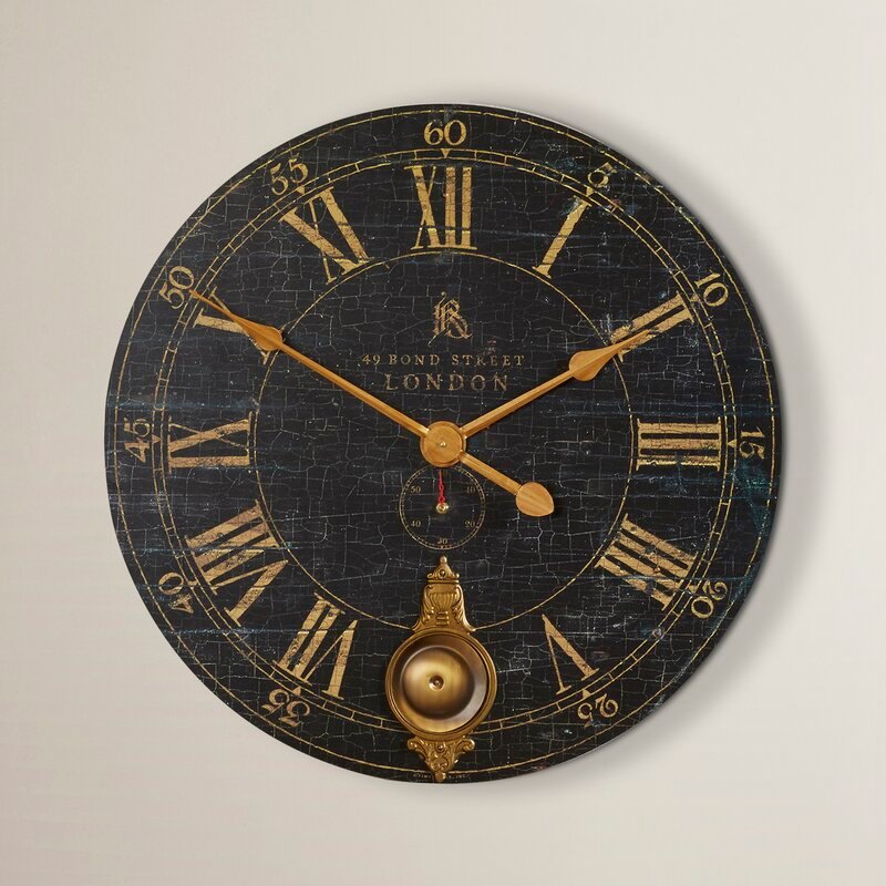 Haslingden Wood Wall Clock