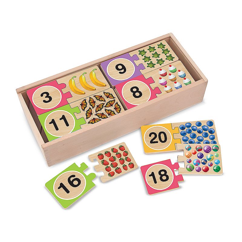 Melissa and Doug Self-Correcting Numbers Wood Puzzle