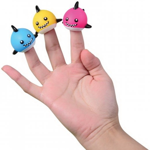 U.S. Toy 4649 Shark Baby Finger Puppets/12 Pc