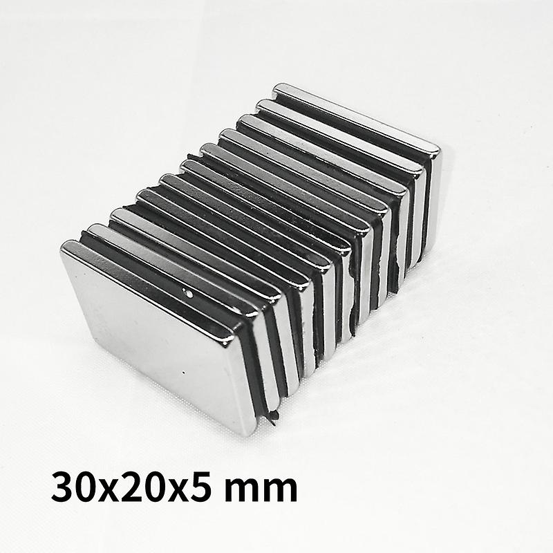 2~50pcs 30x20x5 Mm Block Powerful Magnets 30mmx20mm Bulk Sheet Neodymium Magnet 30x20x5mm Permanent Ndfeb Magnetic 30*20*5 Mm