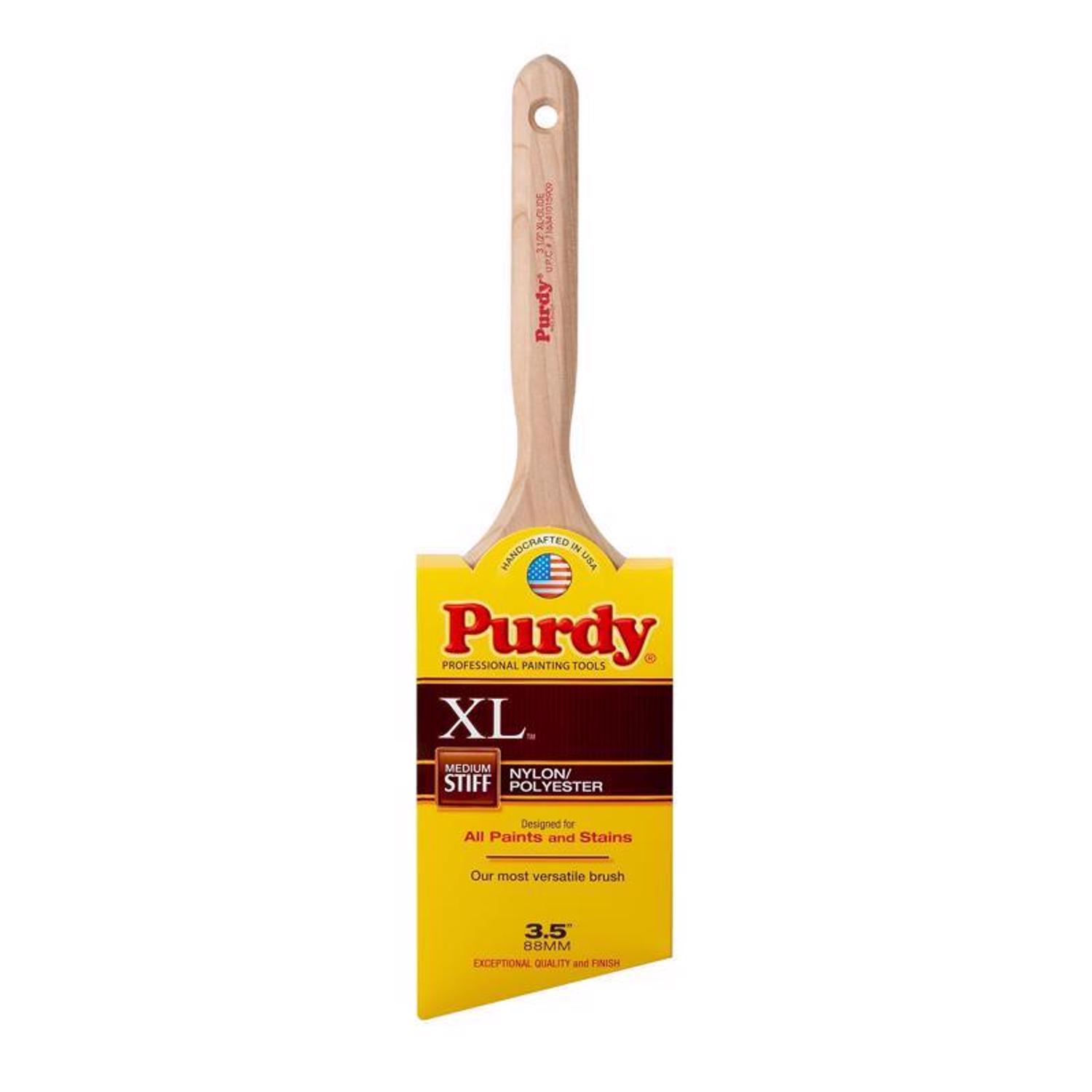 Purdy XL Glide 3-1/2 in. Medium Stiff Angle Trim Paint Brush