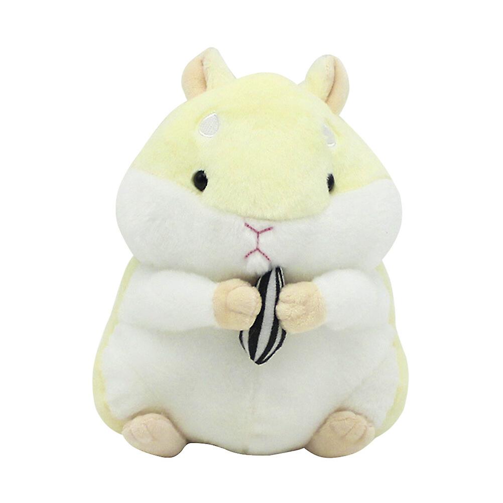 Hamster Stuffed Doll Simulation Plush Toy Cartoon Adorable Toy For Kids Children Toddlers Gift Home Decor 23cm (off White)