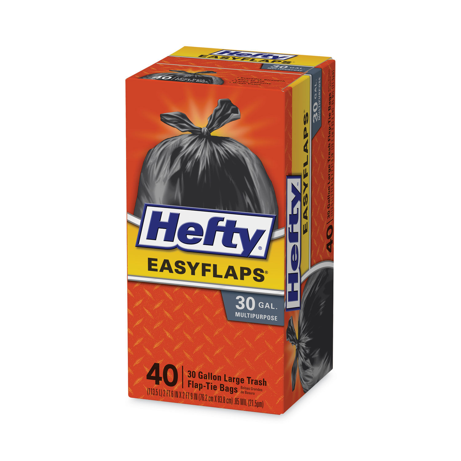 Easy Flaps Trash Bags by Heftyandreg; RFPE27744