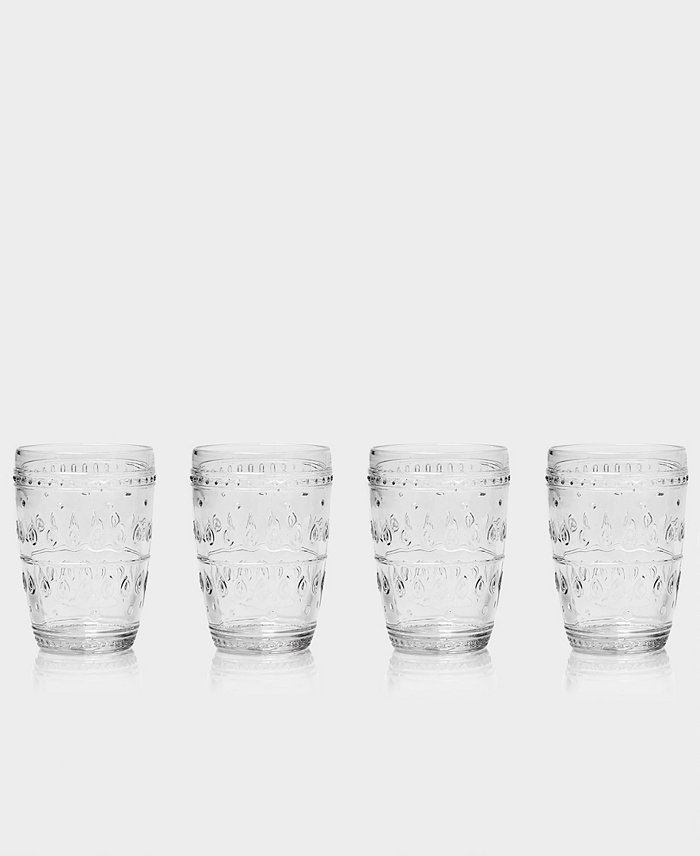 Euro Ceramica Fez Highball Glasses Set of 4