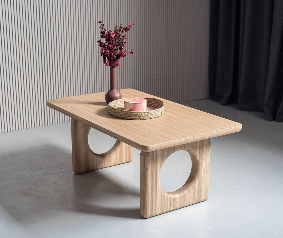 Modrest Washington Modern Natural Oak Coffee Table   Modern   Coffee Tables   by Vig Furniture Inc.  Houzz