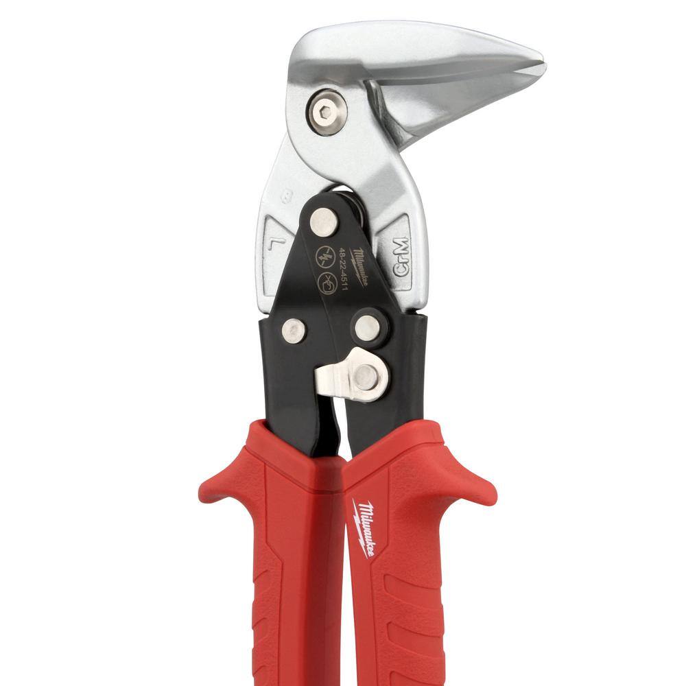 MW 9 in. Left-Cut Right Angle Aviation Snips 48-22-4511