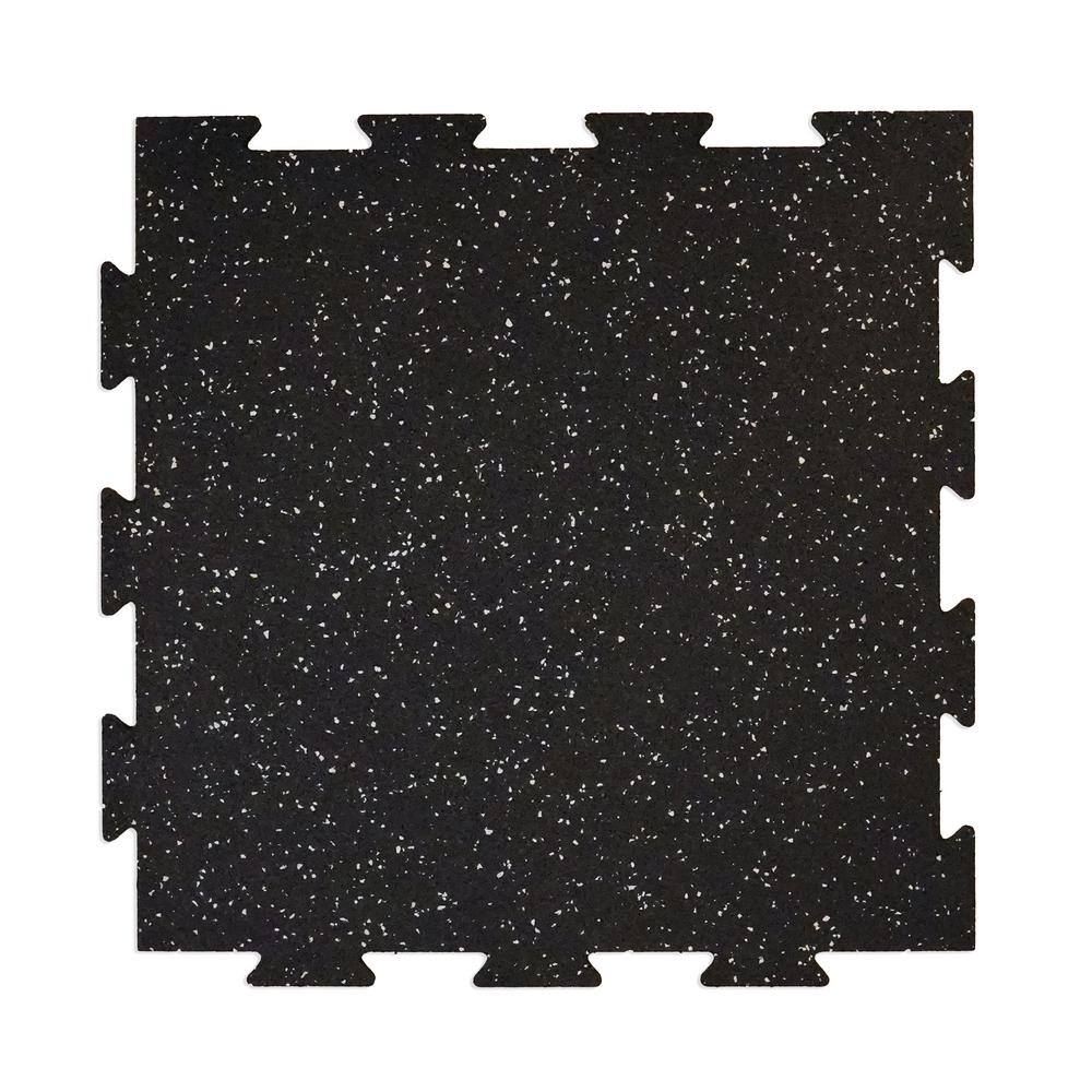 Survivor SportFloor Interlocking Isometric Grey 24 in. x 24 in. x 0.25 in. Rubber GymWeight Room Flooring Tiles (32 sq. ft.) (8-Pack) 01020605082