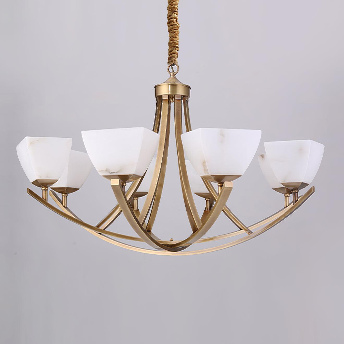 Dover Brass Chandelier