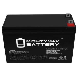 MIGHTY MAX BATTERY 12V 9AH SLA Battery Replacement for Generac 0G9449 MAX3876141