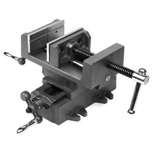 WEN 4.25 in. Compound Cross Slide Industrial Strength Benchtop and Drill Press Vise CV414