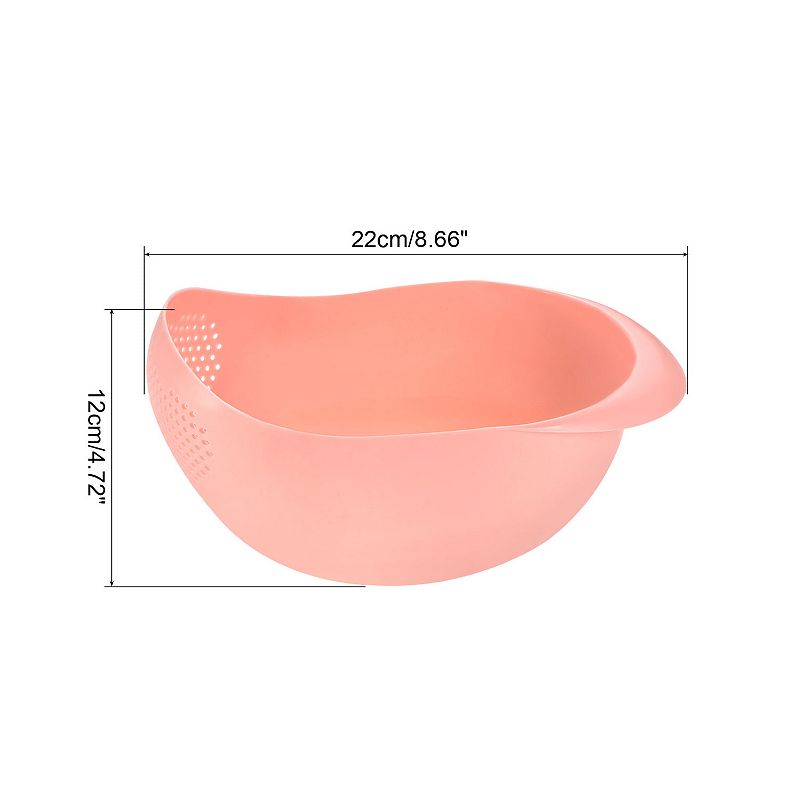 Kitchen Rice Drain Bowl Fruit Washing Basket Rice Sieve Plastic Colander