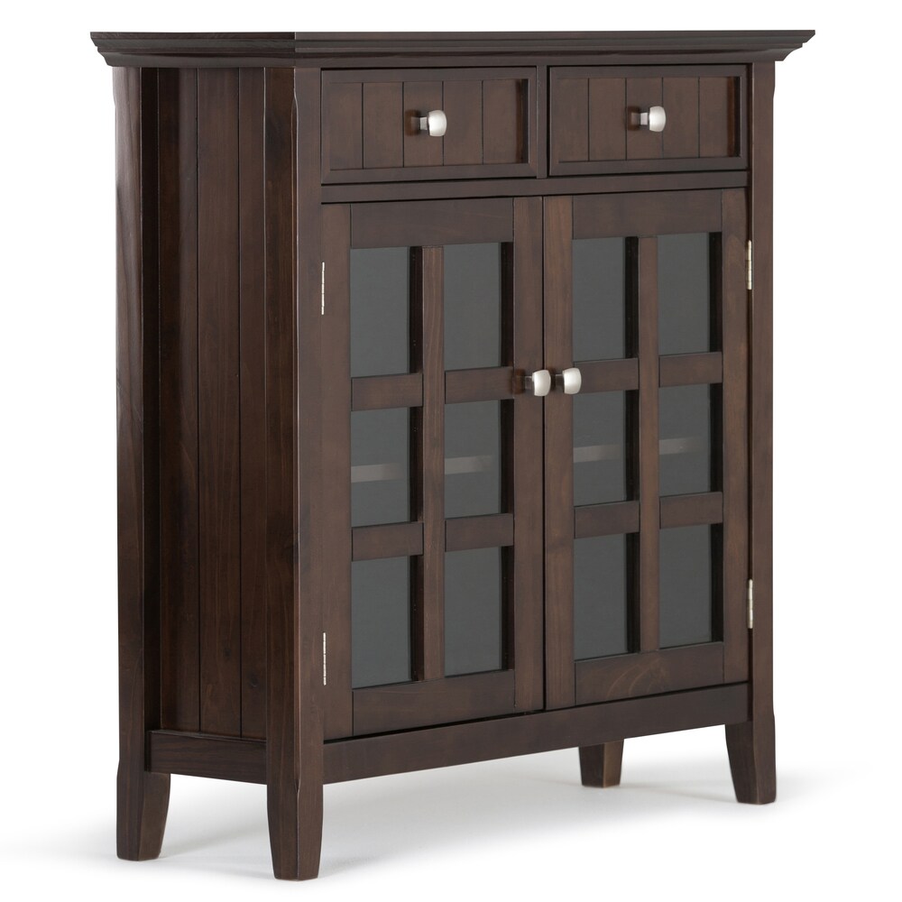 WYNDENHALL Normandy SOLID WOOD 36 inch Wide Entryway Hallway Storage Cabinet   36\