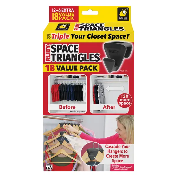 Ruby 18-Count Closet Hanger Space Expanders