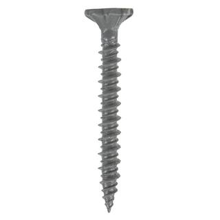 Rock-On #9 x 1-58 in. Serrated Flat Head Star Drive Cement Board Screws (140-Pack) 23311