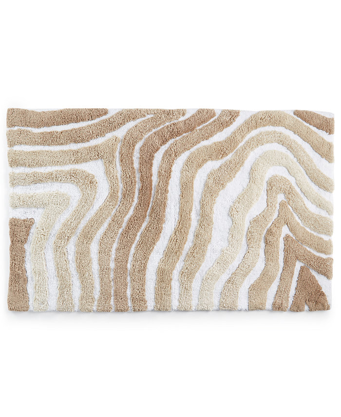 Hotel Collection Sculpted Marble Bath Rug 22 x 36