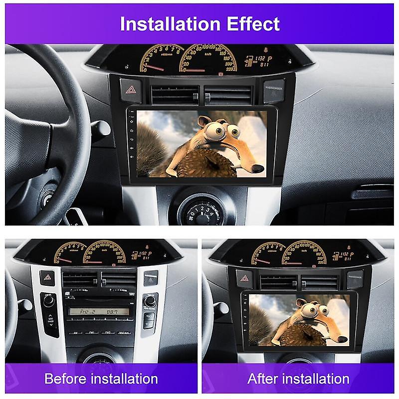 2 Din Carplay Car Multimedia Player For Toyota Yaris 2008-2011 2Din Android Car Radio GPS Navigator