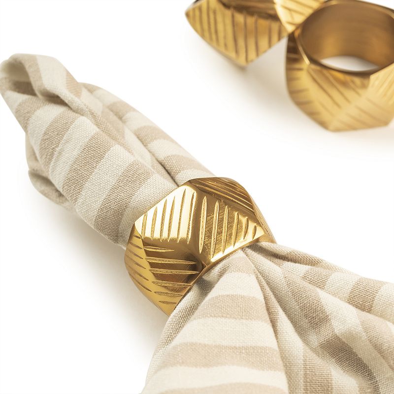 Jamila Napkin Rings， Set of 6