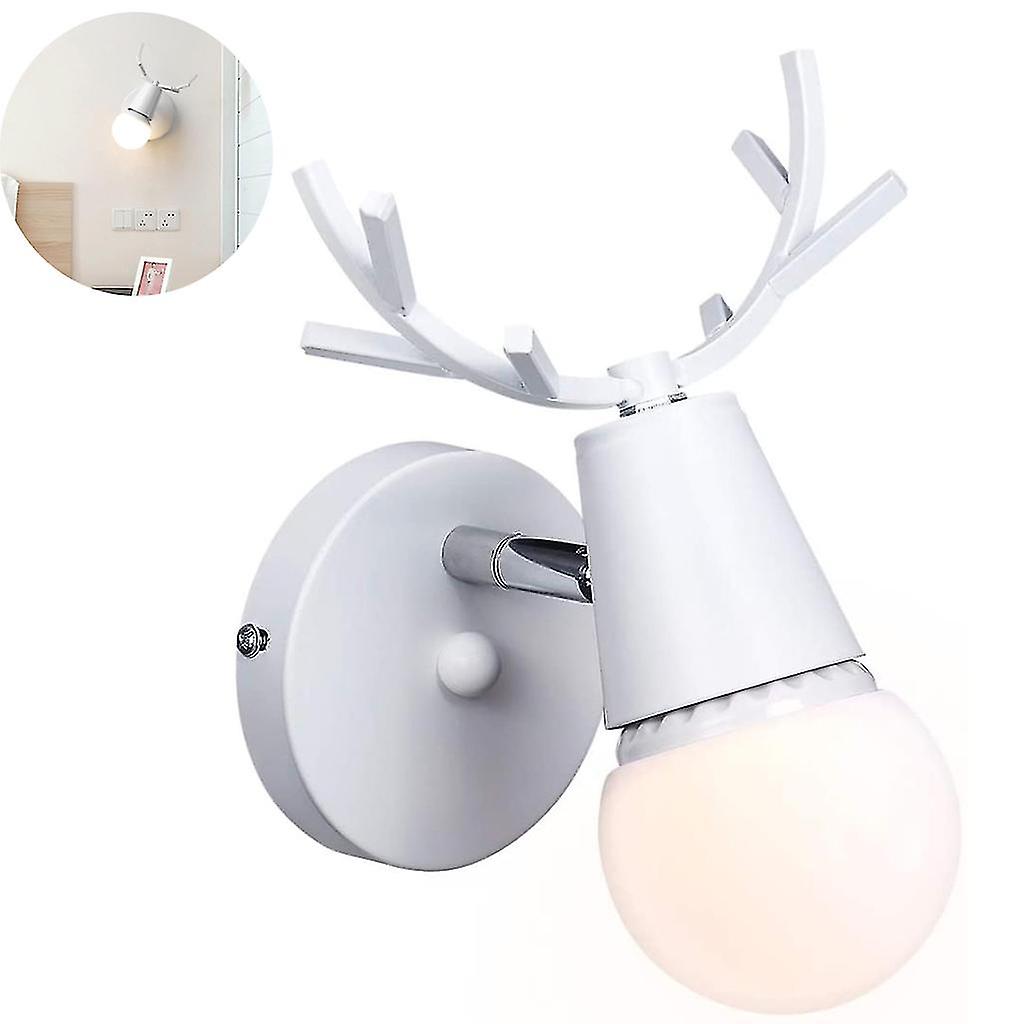 Creative Wall Light Modern Base Deer Head Nordic Style For Bedroom