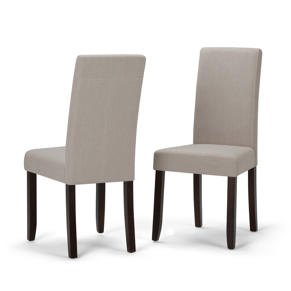 WYNDENHALL Normandy Transitional Parson Dining Chair (Set of 2)   18.1\