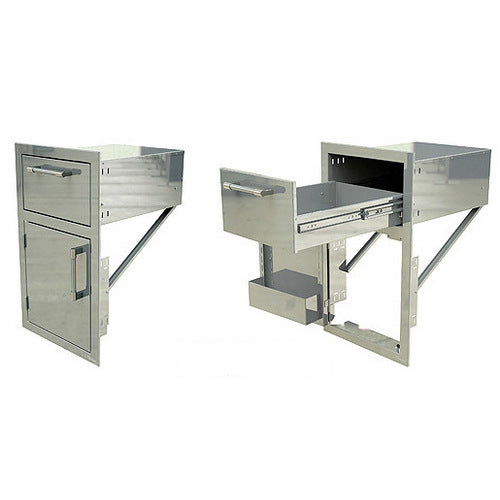 Alfresco 17 One Drawer With Door Options AXE-DDR