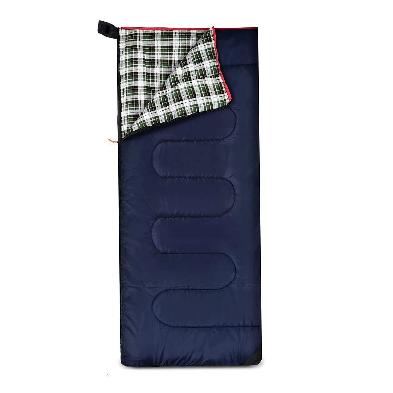 Winter Outdoor Adults Compact Single Camping Rectangle Sleeping Bag For Hiking Ultra Light