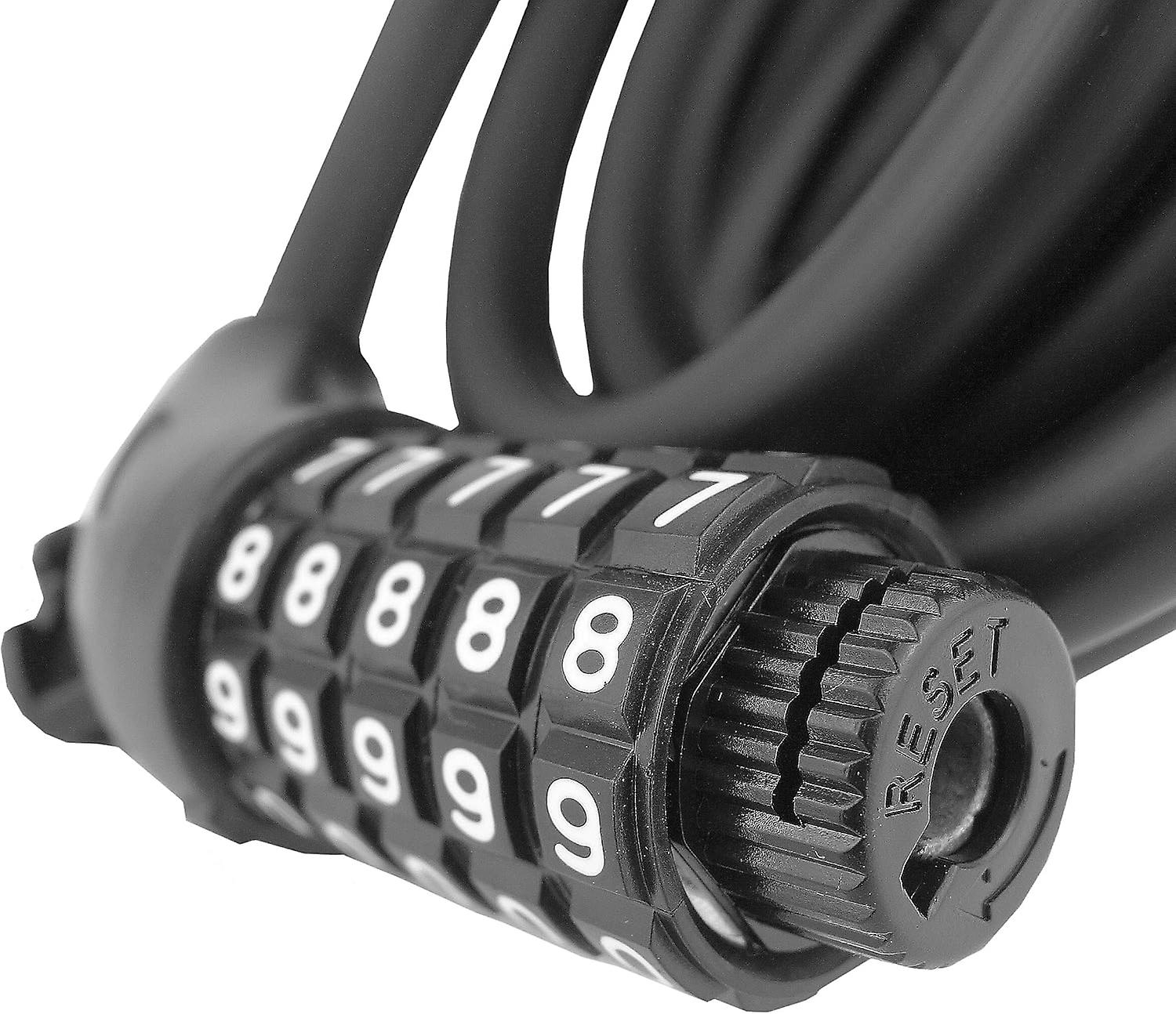 5 Digit Coiling Bike Cable Lock