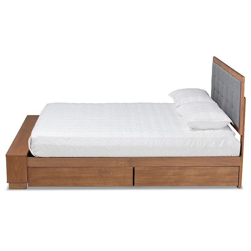 Baxton Studio Cosma Platform Storage Bed