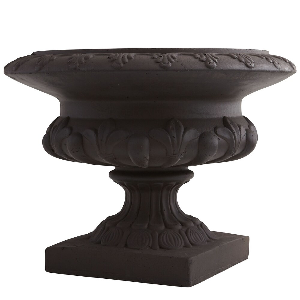 Iron Finished Decorative Urn (Indoor/Outdoor)   17.25\