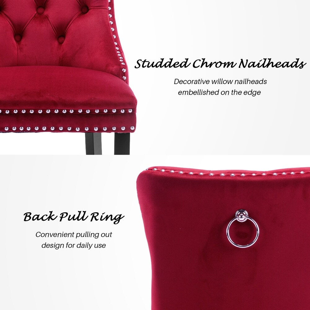 Kata Tufted Velvet Side Chair (Set of 6)