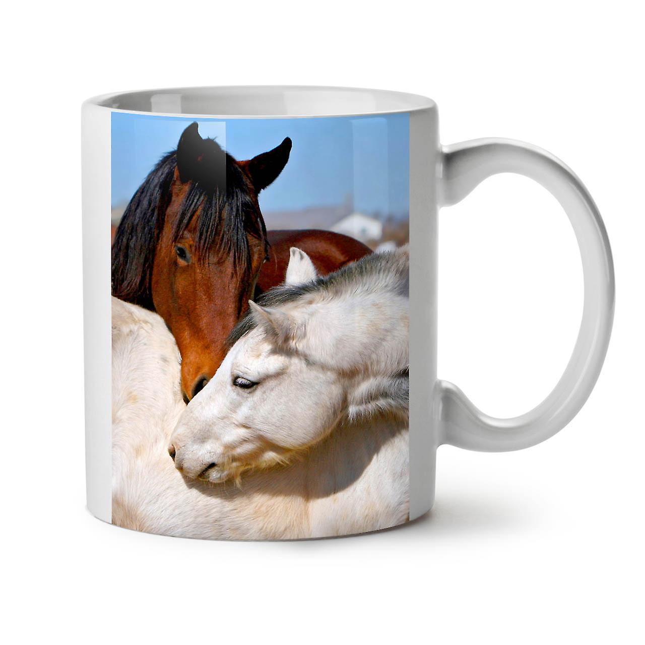 Horse Love Photo Animal NEW White Tea Coffee Ceramic Mug 11 oz | Wellcoda