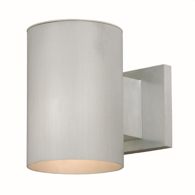 Vaxcel Chiasso 1 Light Sconce Satin Aluminum