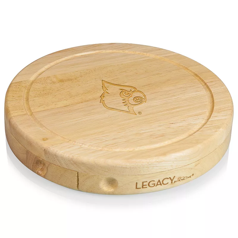 Louisville Cardinals Brie Cheese Cutting Board Set