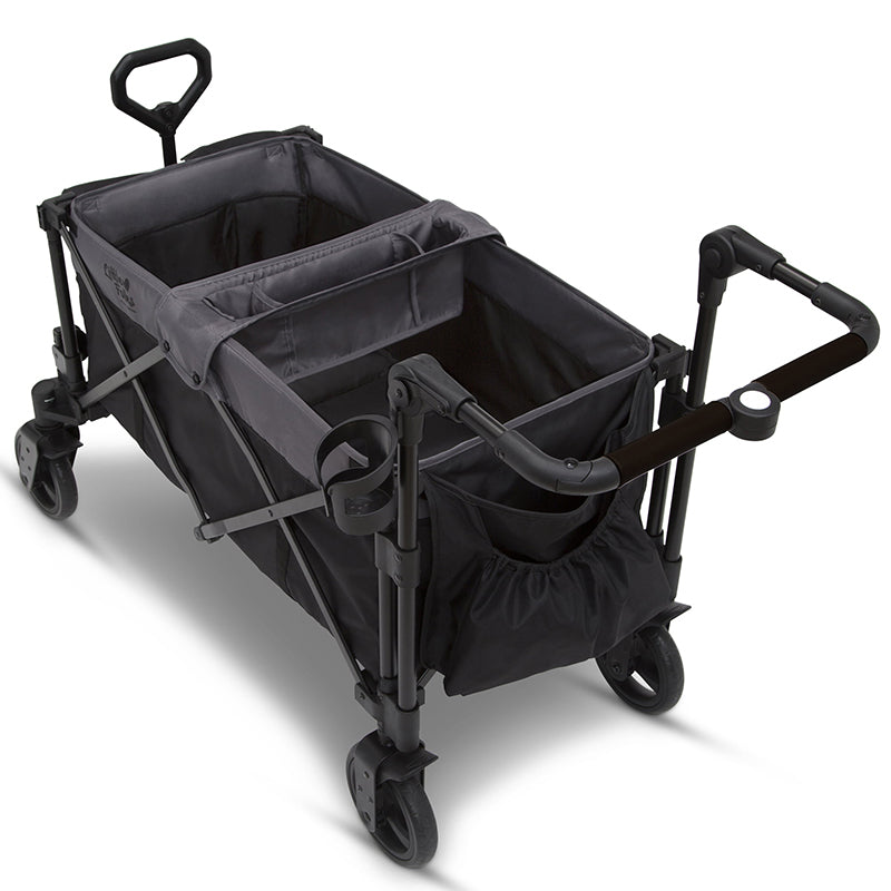 Little Folks by Delta Children City Wagon Cruiser Stroller, Black