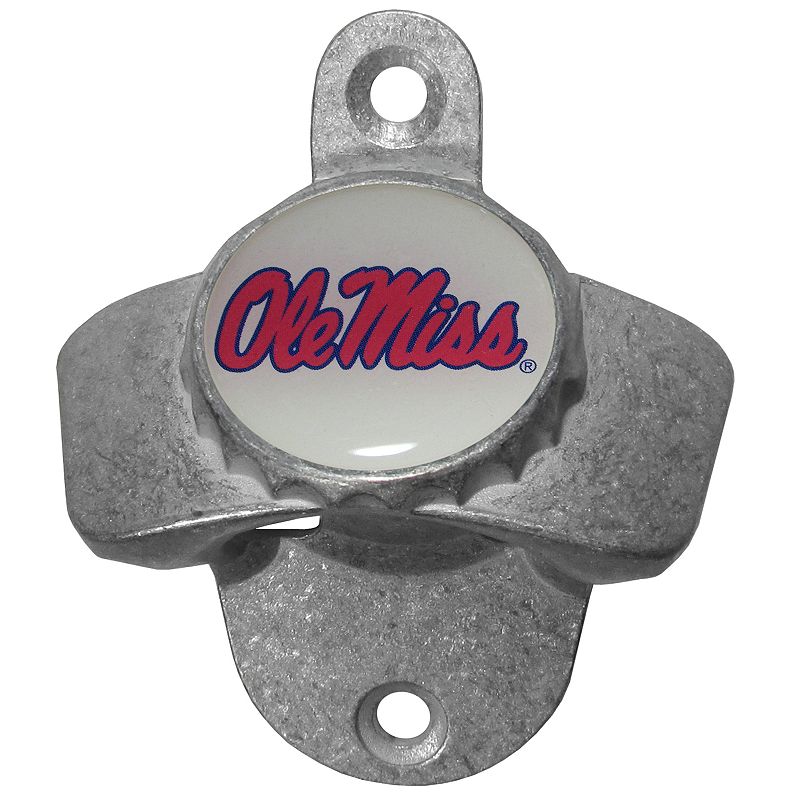 Ole Miss Rebels Wall-Mounted Bottle Opener